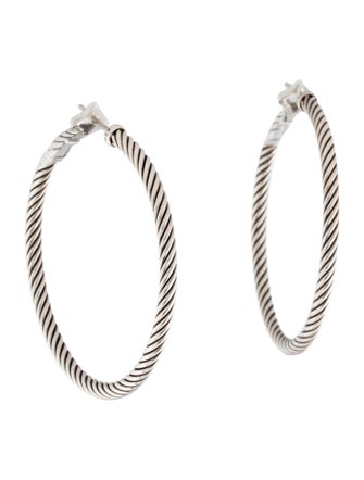 David Yurman Cable Hoop Earrings