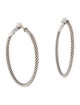 David Yurman Cable Hoop Earrings