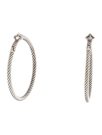 David Yurman Cable Hoop Earrings