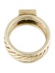 David Yurman 14K Peridot Cable Ring