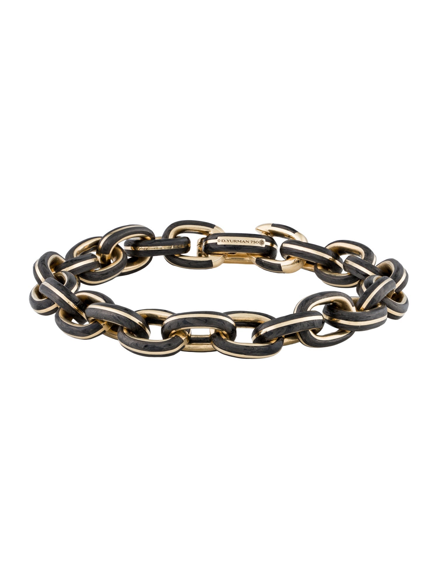 David Yurman 18K Forged Carbon Streamline Bracelet