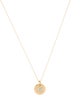 David Yurman 18K Diamond Initial 'K' Charm Necklace