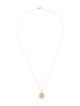 David Yurman 18K Diamond Initial 'K' Charm Necklace