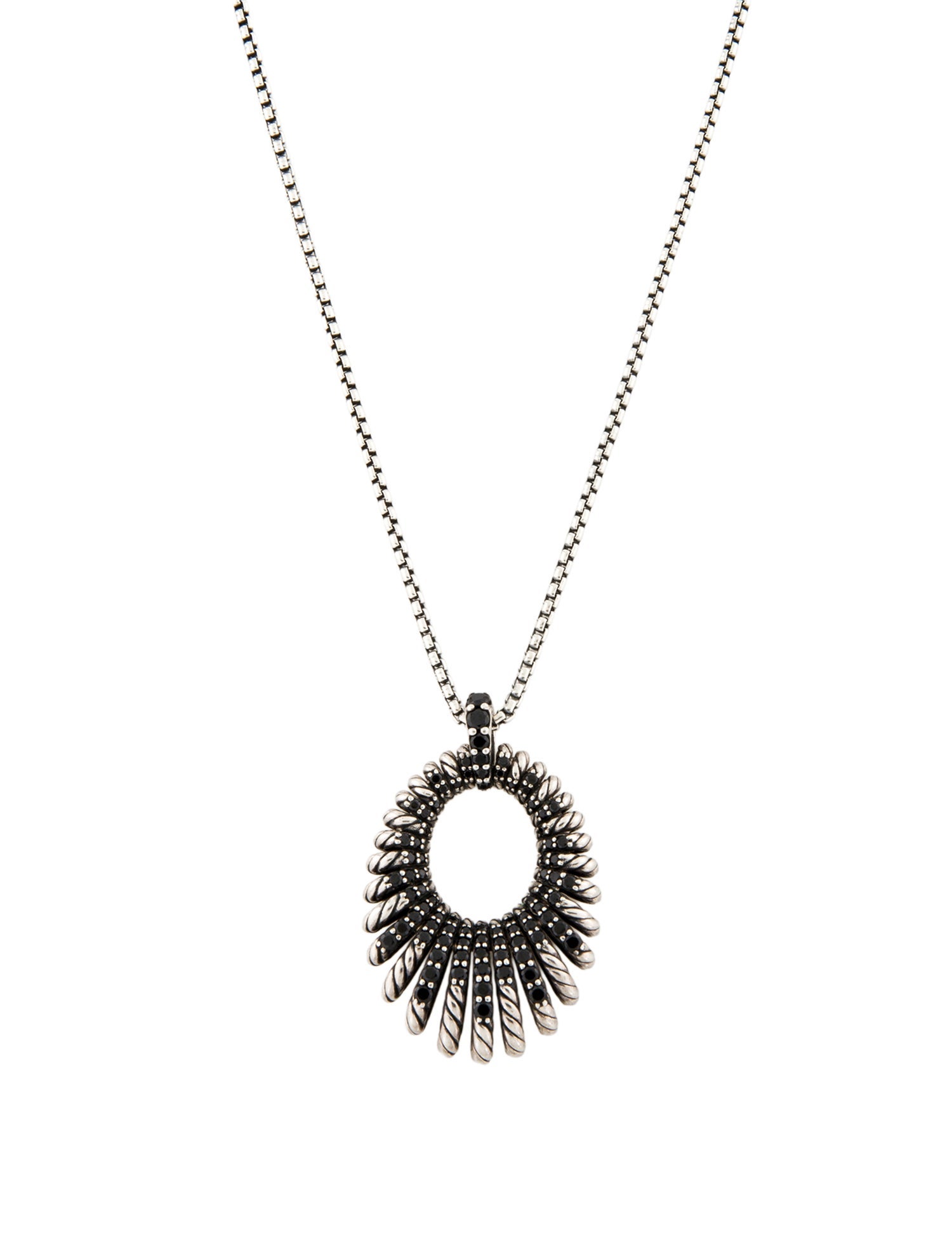 David Yurman Spinel Tempo Pendant Necklace