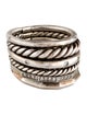 David Yurman Diamond Stax Six Row Ring