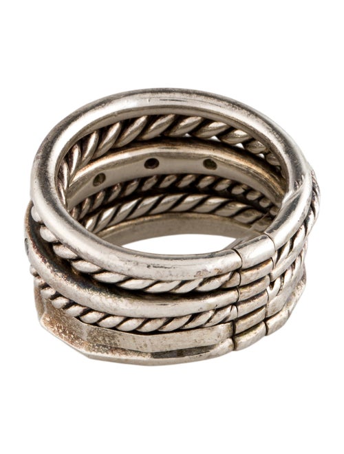 David Yurman Diamond Stax Six Row Ring