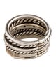 David Yurman Diamond Stax Six Row Ring
