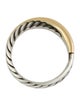 David Yurman Two-Tone Crossover Band Ring