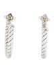 David Yurman Sculpted Cable Hoop Earrings