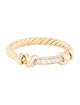 David Yurman 18K Diamond Petite Helena Wrap Band Ring