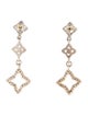 David Yurman Diamond Quatrefoil Drop Earrings