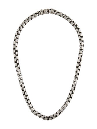 David Yurman Box Chain Necklace