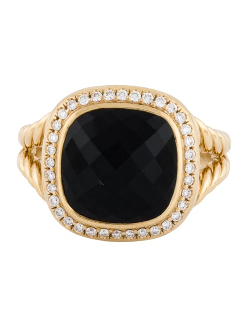 David Yurman 18K Onyx & Diamond Albion® Ring