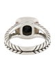 David Yurman Onyx & Diamond Petite Albion Ring