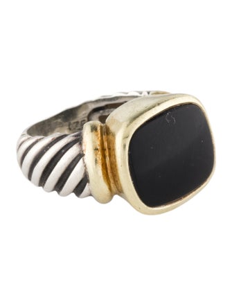 David Yurman Onyx Cable Ring