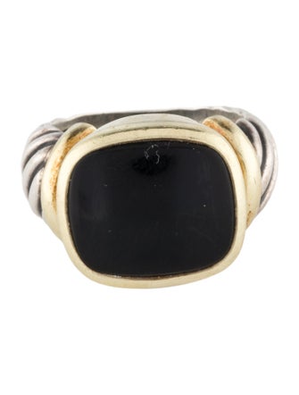 David Yurman Onyx Cable Ring