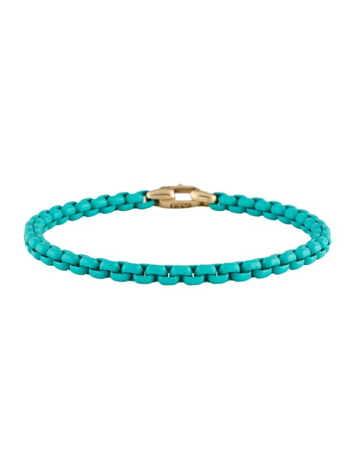 David Yurman DY Bel Aire Color Box Chain Bracelet