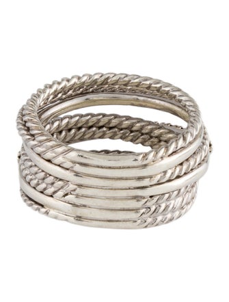 David Yurman Diamond Crossover Ring