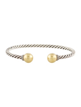 David Yurman Two-Tone Diamond Solari Bracelet