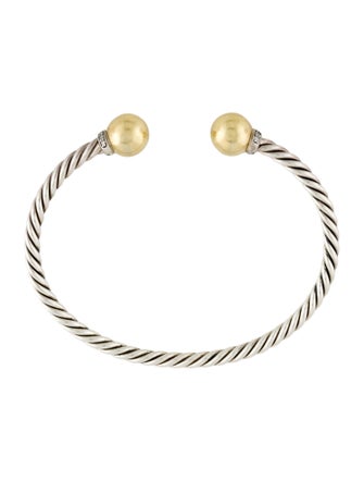 David Yurman Two-Tone Diamond Solari Bracelet