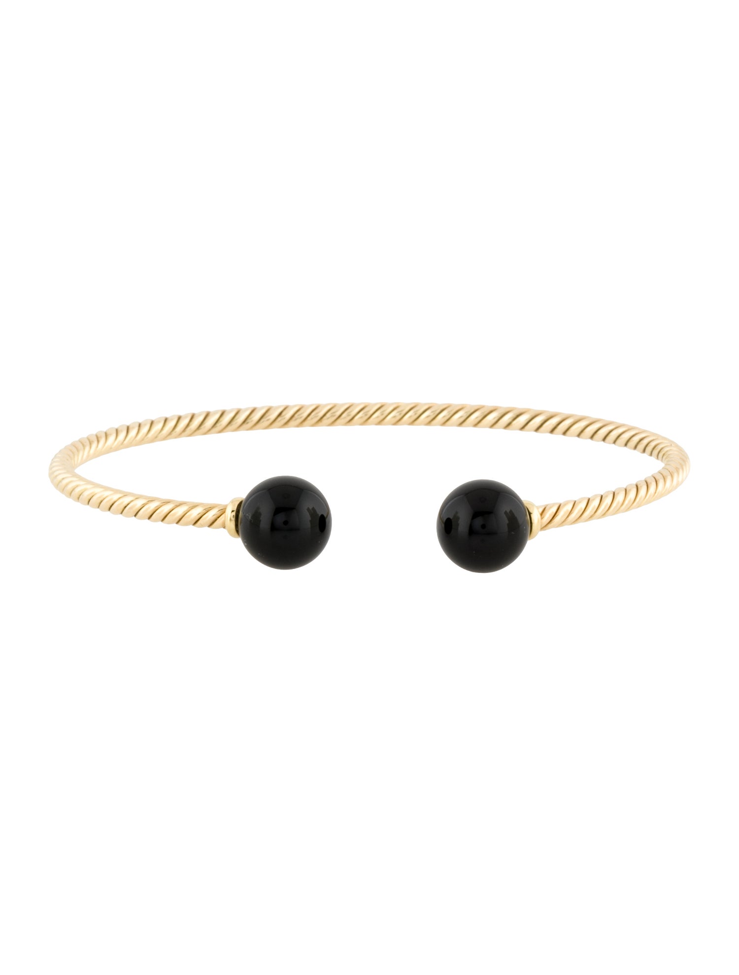 David Yurman 18K Onyx Solari Bracelet