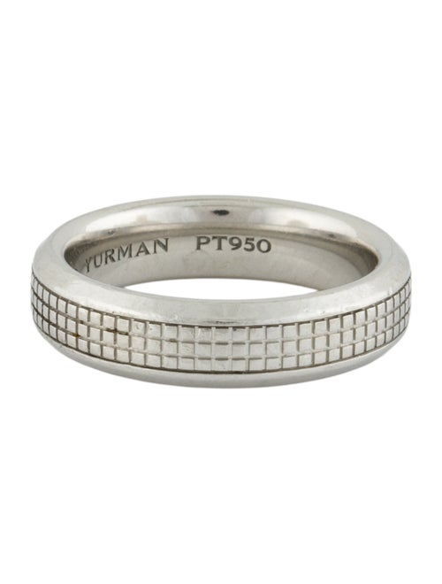 David Yurman Platinum Waves Wedding Band