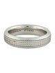 David Yurman Platinum Waves Wedding Band