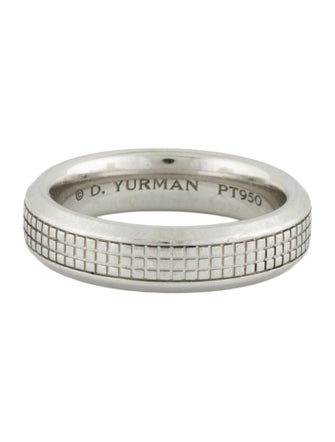 David Yurman Platinum Waves Wedding Band