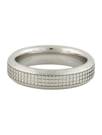 David Yurman Platinum Waves Wedding Band