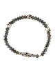 David Yurman Labradorite Memento Mori Skull Station Bracelet