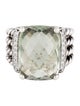David Yurman Prasiolite & Diamond Wheaton Ring