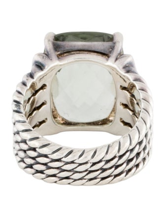 David Yurman Prasiolite & Diamond Wheaton Ring