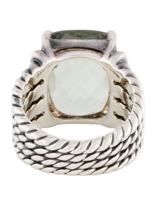 David Yurman Prasiolite & Diamond Wheaton Ring