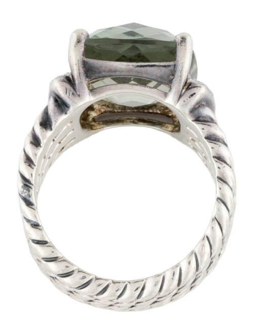 David Yurman Prasiolite & Diamond Wheaton Ring