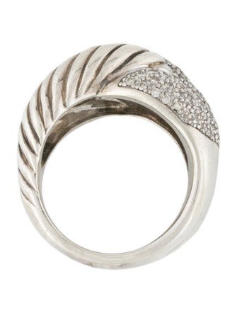 David Yurman 1.23ctw Diamond Labyrinth® Single Loop Ring