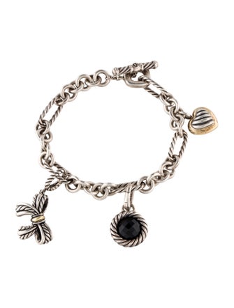 David Yurman Onyx Charm Bracelet