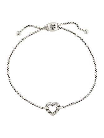David Yurman Two-Tone Heart Station Bracelet