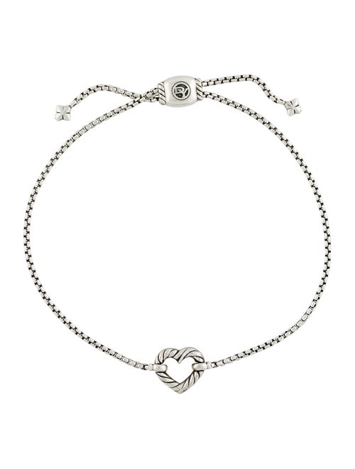 David Yurman Two-Tone Heart Station Bracelet