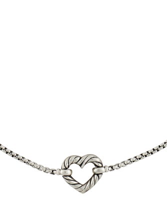 David Yurman Two-Tone Heart Station Bracelet