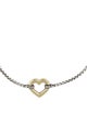 David Yurman Two-Tone Heart Station Bracelet