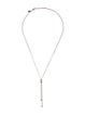 David Yurman Diamond Petite X Lariat Necklace
