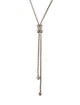 David Yurman Diamond Petite X Lariat Necklace
