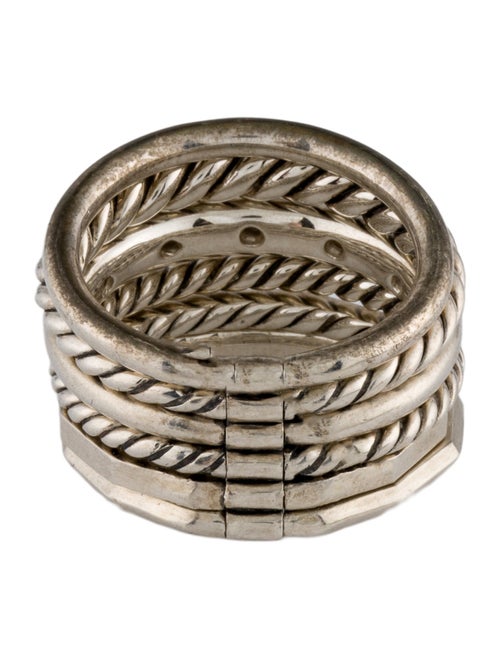 David Yurman Diamond Stax Six Row Ring