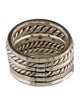 David Yurman Diamond Stax Six Row Ring