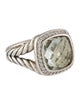 David Yurman Prasiolite & Diamond Albion Ring
