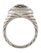 David Yurman Prasiolite & Diamond Albion Ring
