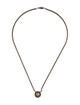 David Yurman Diamond Cookie Pendant Necklace