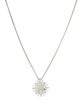 David Yurman Diamond Starburst Pendant Necklace
