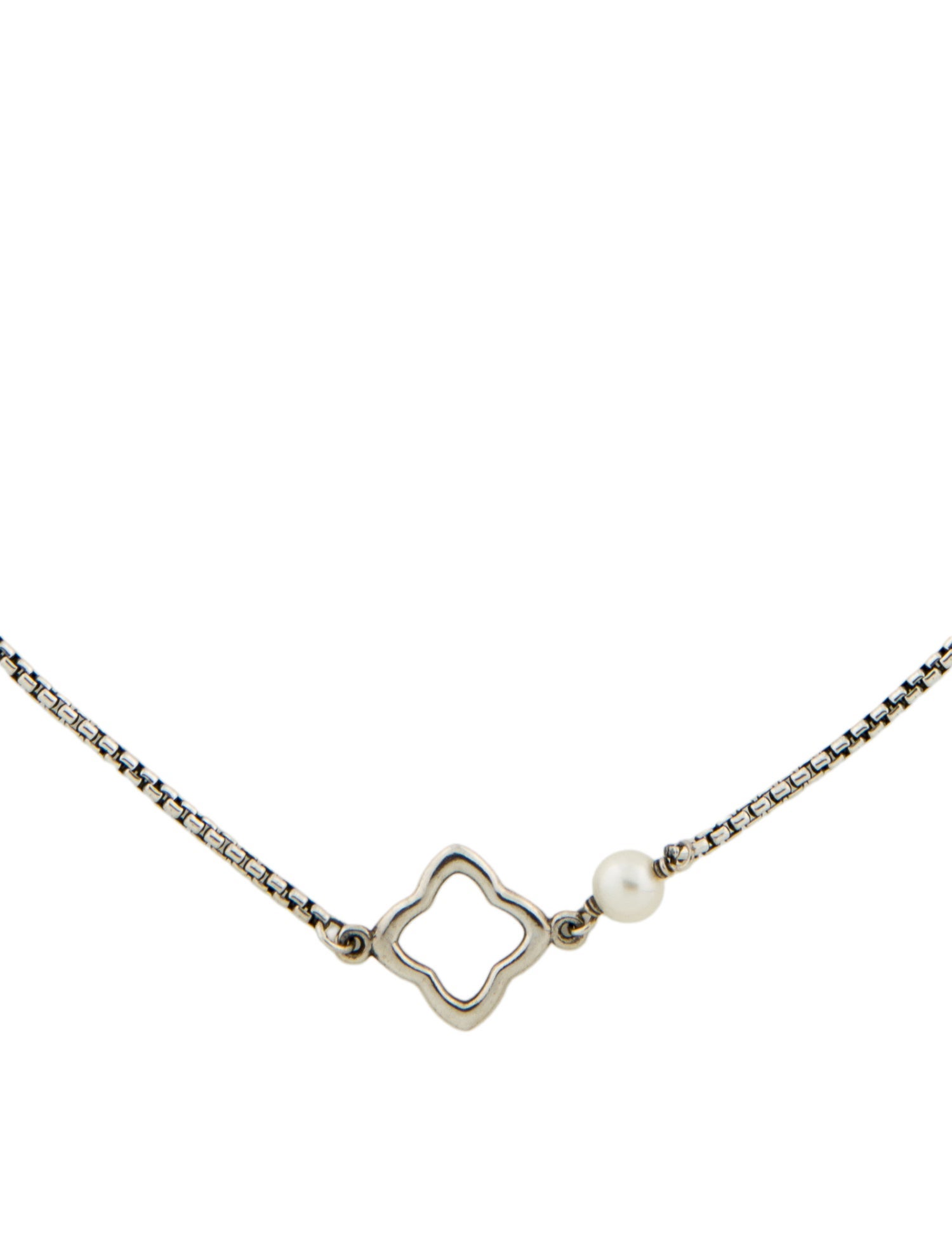 David Yurman Pearl Bijoux Quatrefoil Necklace