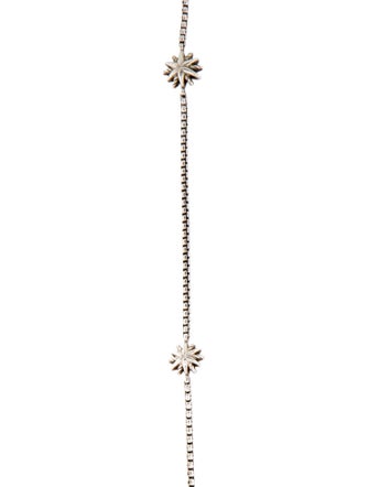 David Yurman Diamond Starburst Station Necklace